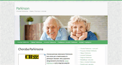Desktop Screenshot of chorobaparkinsona.net